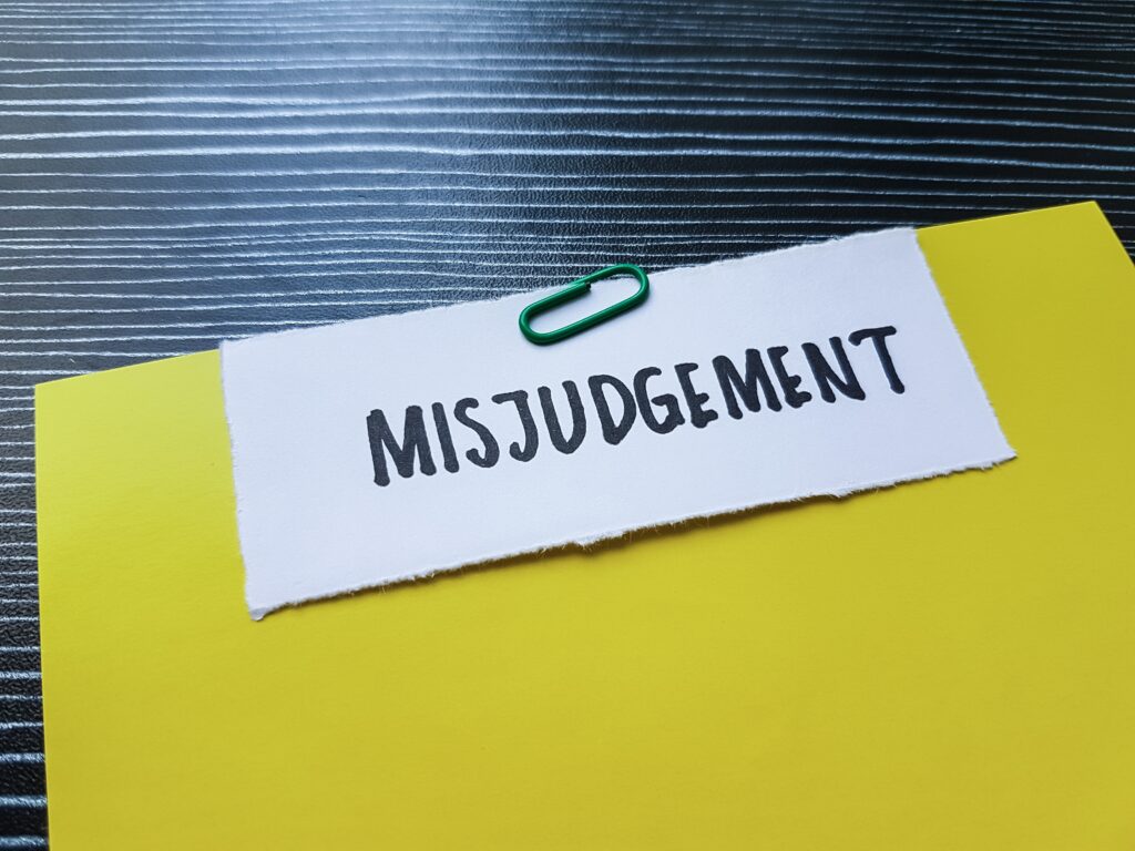 Misjudging the Future